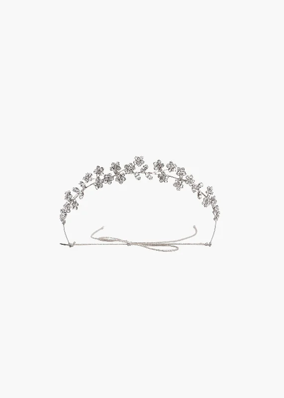 luxurious hairpins for special events-Adelie Circlet -- Crystal