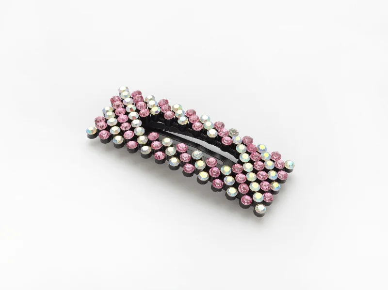 chic metal hairpins for stylish looks-Anne Clip Pink