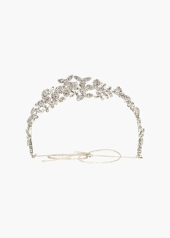 colorful hairbands for holiday outfits-Clementine Circlet -- Crystal