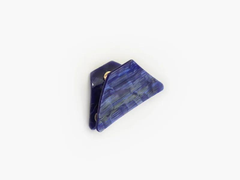 fashionable hair accessories for evening wear-Grace Clip in Blue