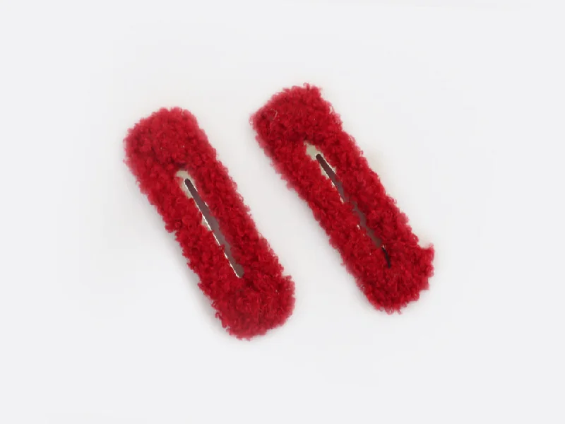 classic bobby pins for professional looks-Joline Clip in Red