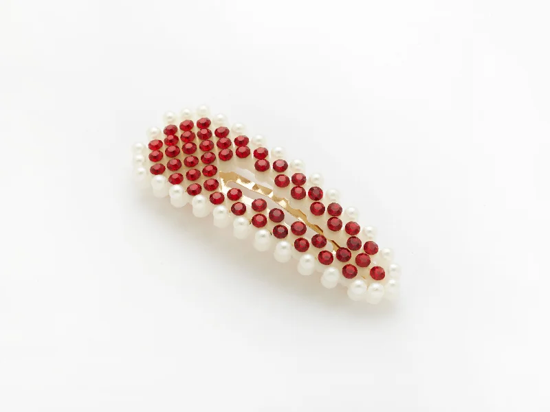 cute hairpins for little girls-Lain Clip Red