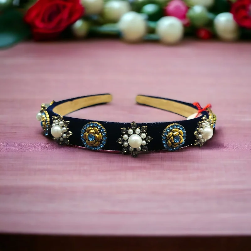 modern hair accessories for sleek hairstyles-Magnificent Mughal Theme Hairband.