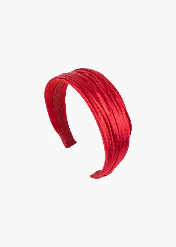 fun hair accessories for kids-Natasha Headband -- Cherry