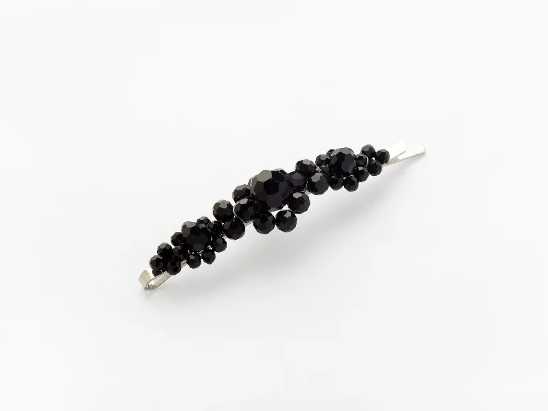 elegant bridal hair combs for chic looks-Penelope Clip in Black