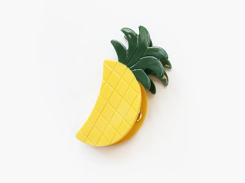 statement hair accessories for evening wear-Pineapple Clip