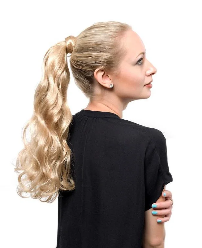 wigs for adding length and volume-Pony Wrap Curl Long