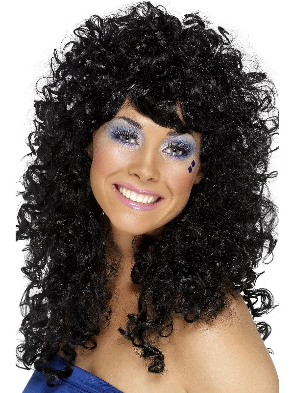 full lace wigs for seamless styling-Boogie Babe Wig, Black