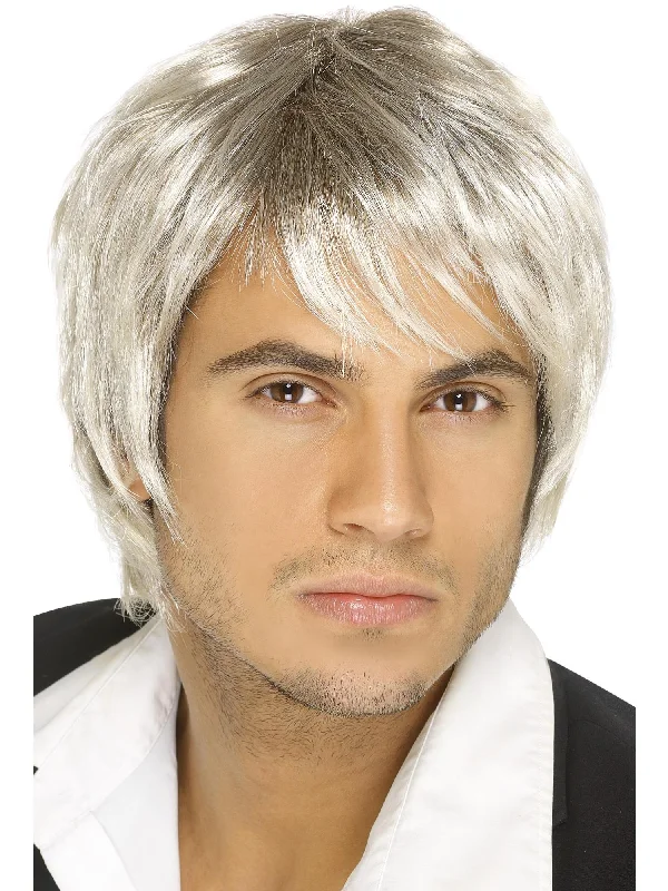 full lace wigs for every hair texture-Boy Band Wig, Blonde & Brown