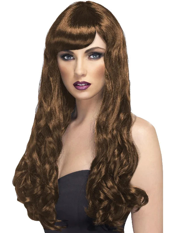 wigs for a fresh, new hairstyle-Desire Wig, Brown