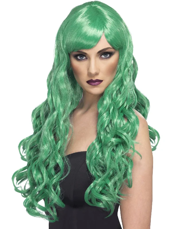 wigs for a flawless and natural appearance-Desire Wig, Green