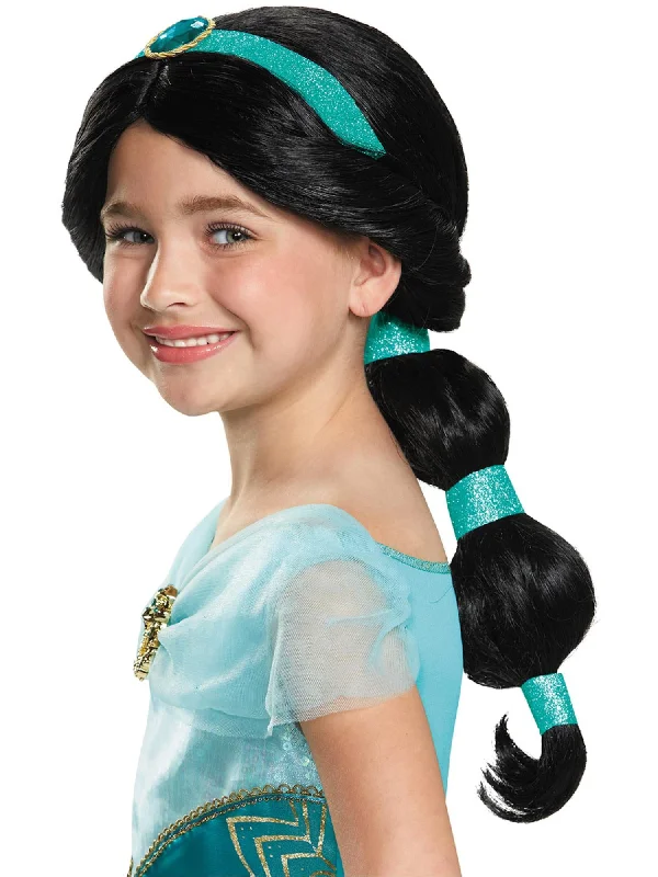 short natural wigs for effortless style-Disney Aladdin Jasmine Wig