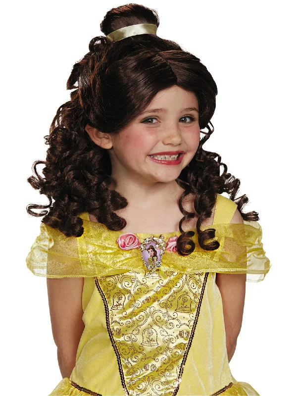 long straight wigs for sleek appearance-Disney Beauty and The Beast Belle Wig