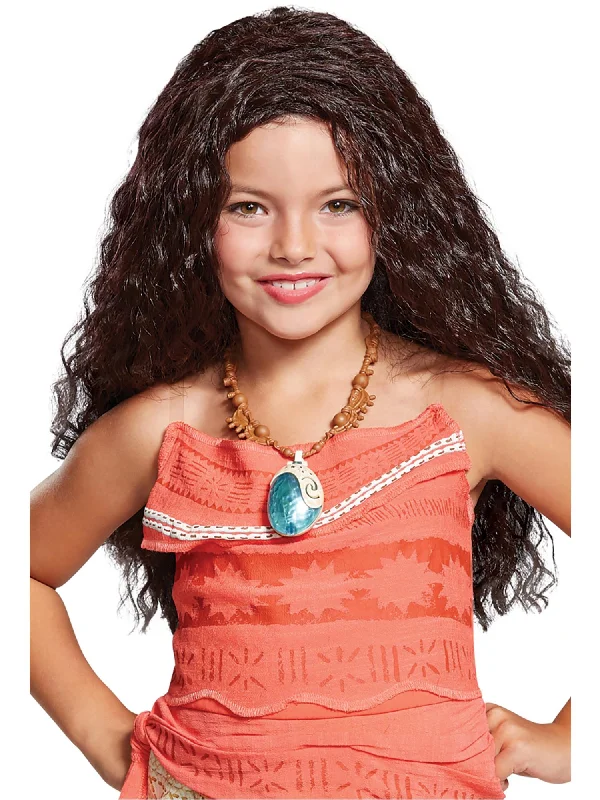 fashionable wigs for event styling-Disney Moana Deluxe Wig