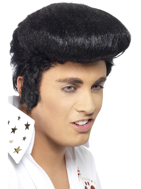 wigs for women with large foreheads-Elvis Deluxe Wig