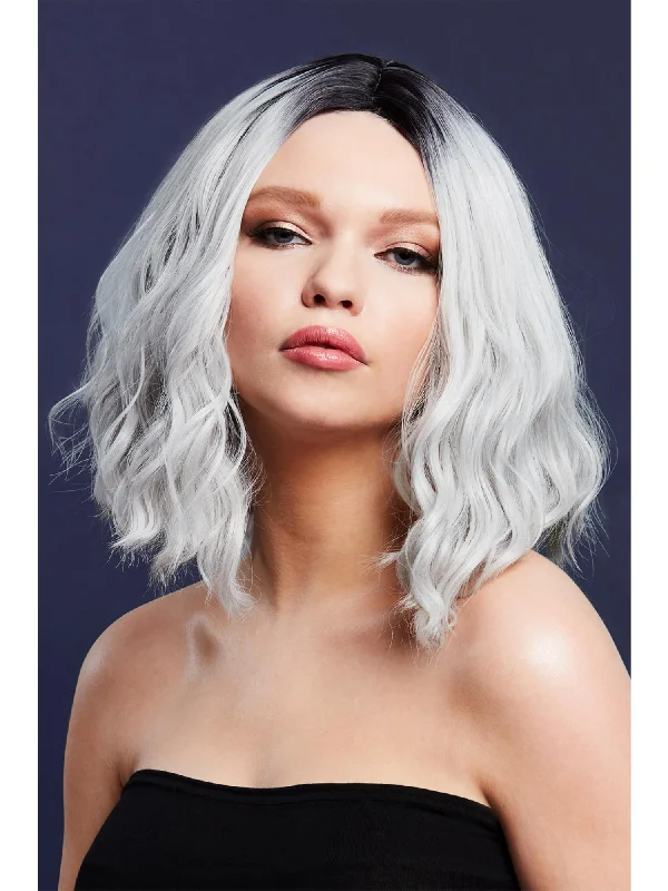 wigs for a natural, everyday look-Fever Cara Wig, Ice Silver