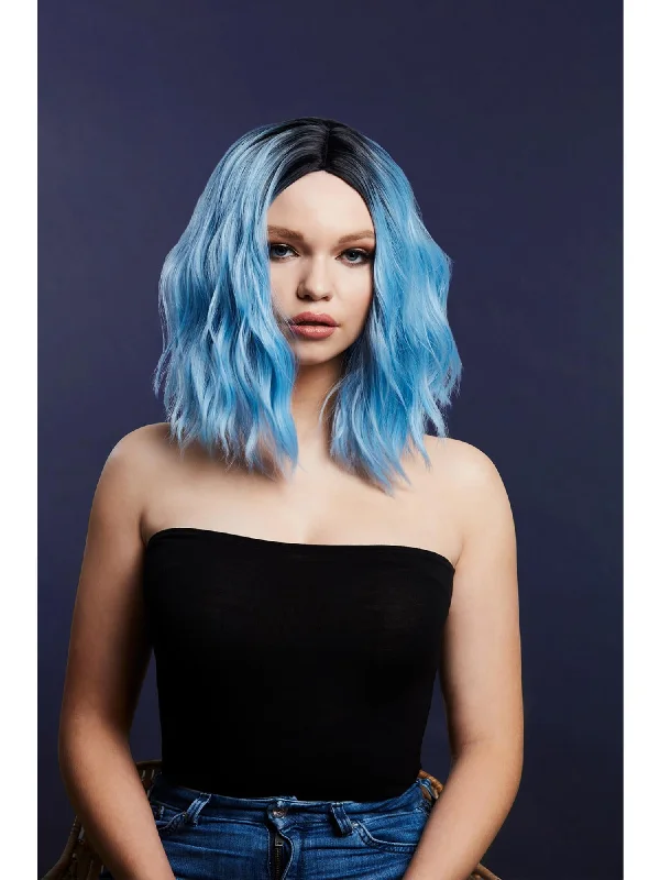 wigs for creating different hair textures-Fever Cara Wig, Baby Blue