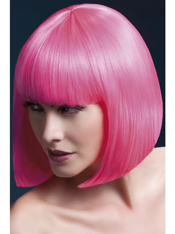 wigs for long-term comfort and style-Fever Elise Wig, Neon Pink