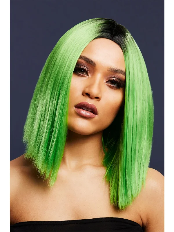 wigs for everyday convenience and style-Fever Kylie Wig, Lime Green