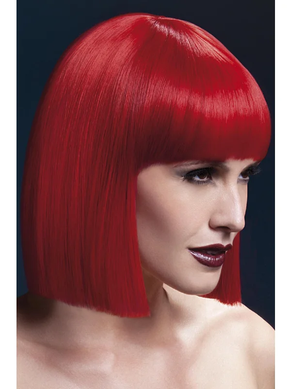 wigs for creating retro and vintage styles-Fever Lola Wig, Red