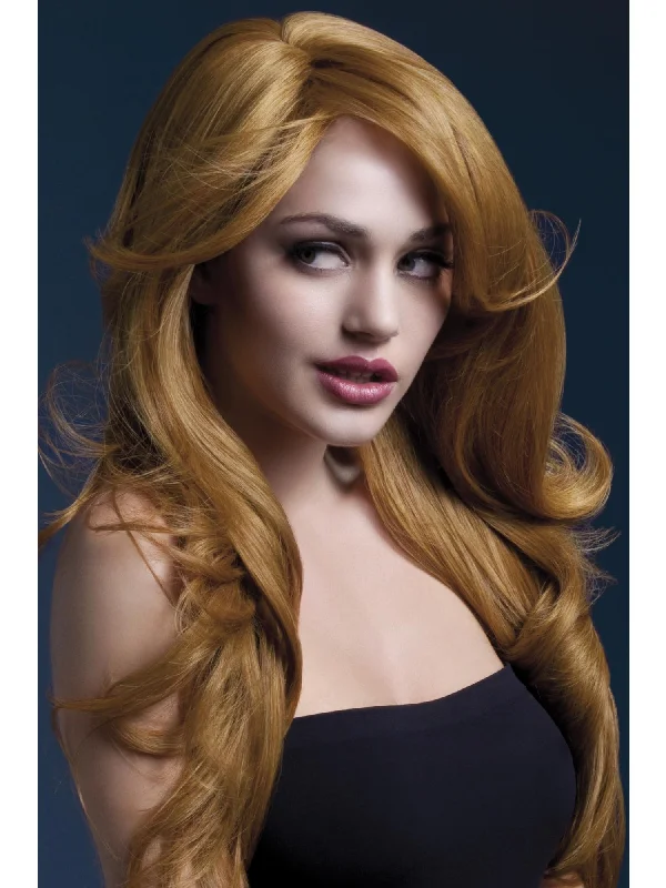 glamorous blonde wigs for stylish looks-Fever Nicole Wig, Auburn