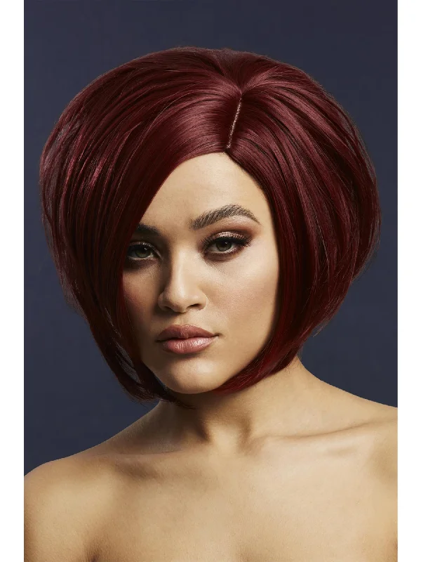 wigs for perfect, salon-quality hairstyles-Fever Savanna Wig, Deep Red