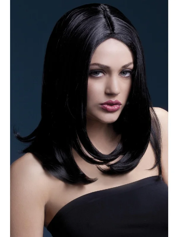 wigs for elegant and refined appearances-Fever Sophia Wig, Black