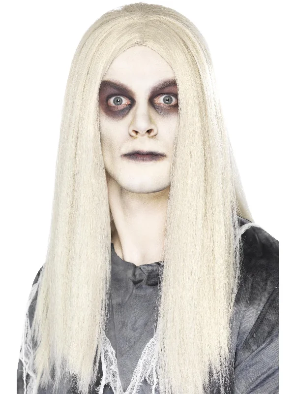 wigs for adding a pop of color-Ghostly Spirit Wig Grey