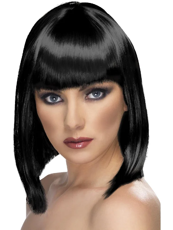 full lace wigs for ultimate comfort and styling-Glam Wig, Black