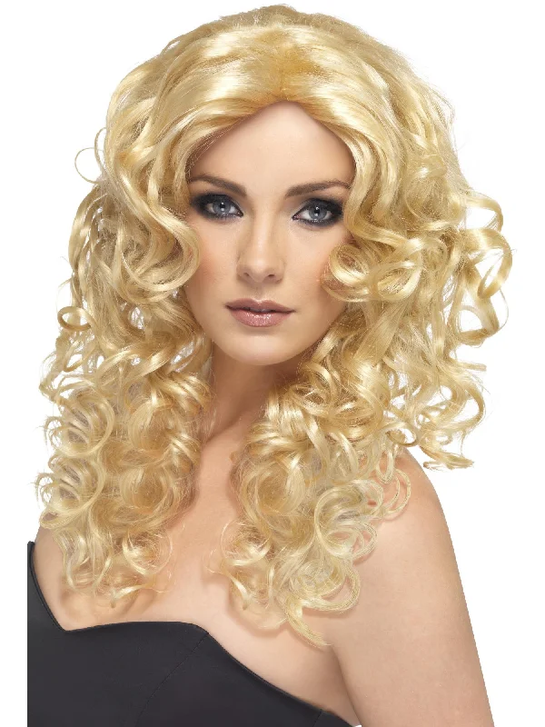 high-quality wigs for bold hairstyles-Glamour Wig, Blonde