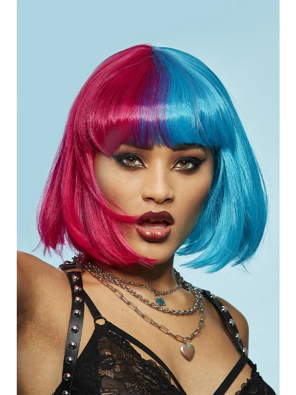 best wigs for natural looks-Manic Panic® Blue Valentine™ Glam Doll Wig