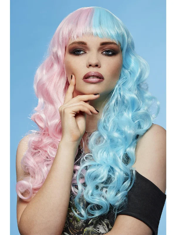 thick curly wigs for bold volume-Manic Panic® Cotton Candy Angel™ Siren Wig