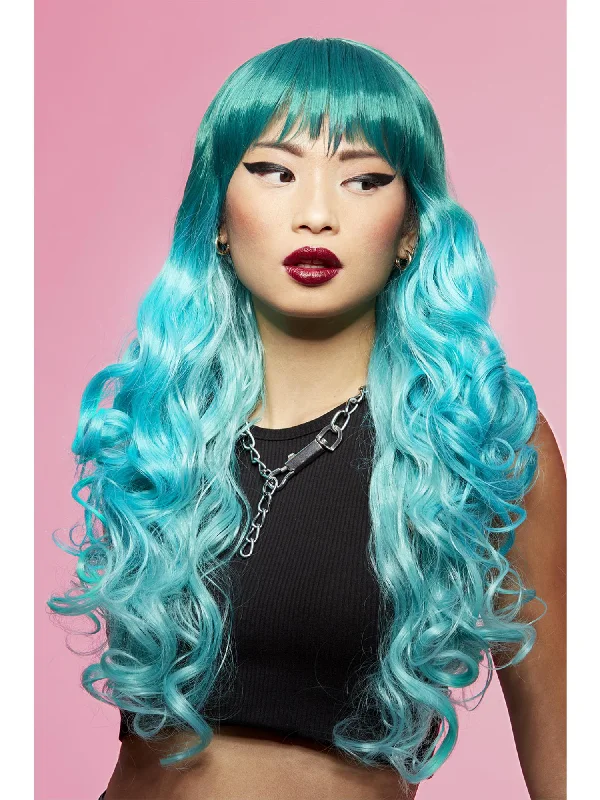 best wigs for transitioning hair-Manic Panic® Mermaid™ Ombre Siren Wig