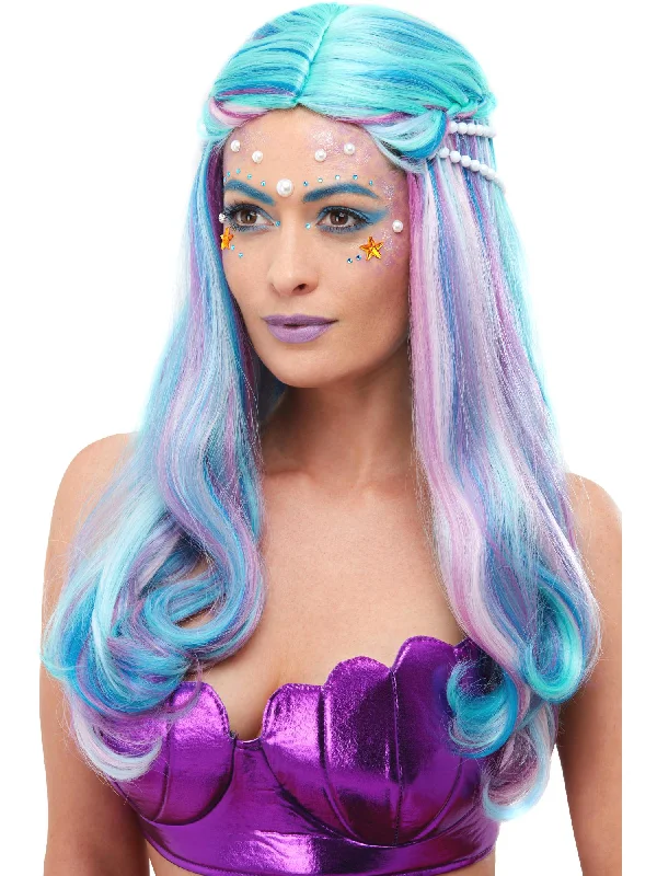 high-fashion wigs for runway looks-Mermaid Wig