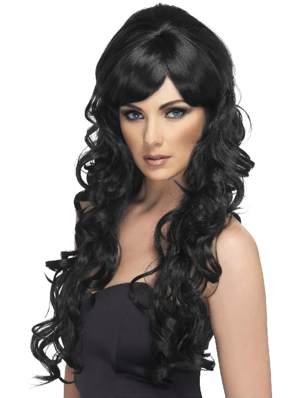 wigs for a youthful, fresh look-Pop Starlet Wig, Black