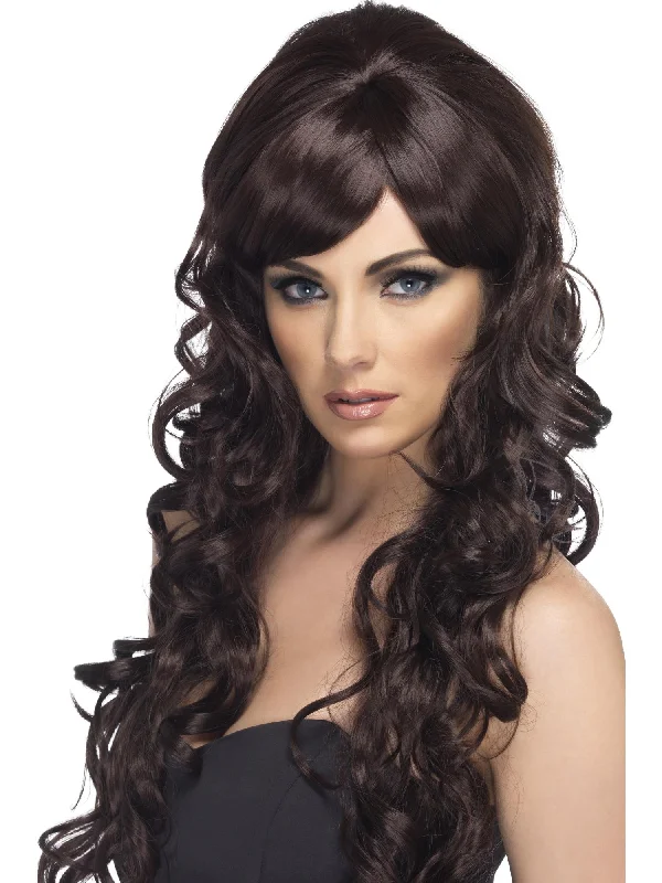 wigs for smooth, natural waves-Pop Starlet Wig, Brown