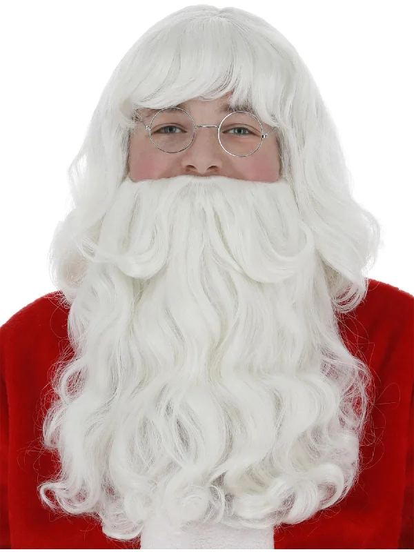 premium wigs for exclusive events-Santa Wig and Beard Set