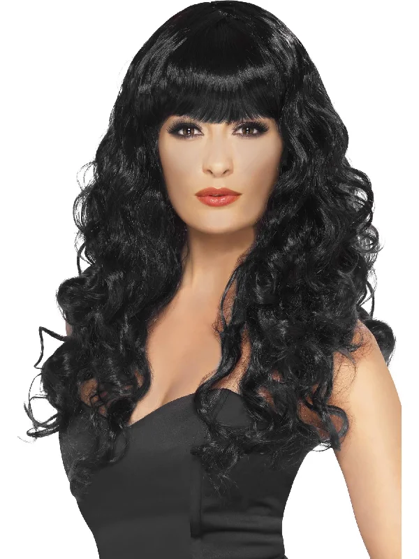 wigs for a fresh, new look-Siren Wig, Black