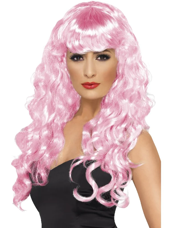 best wigs for natural looks-Siren Wig, Pink