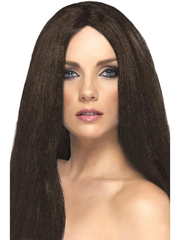 custom-made wigs for personal style-Star Style Wig, Brown