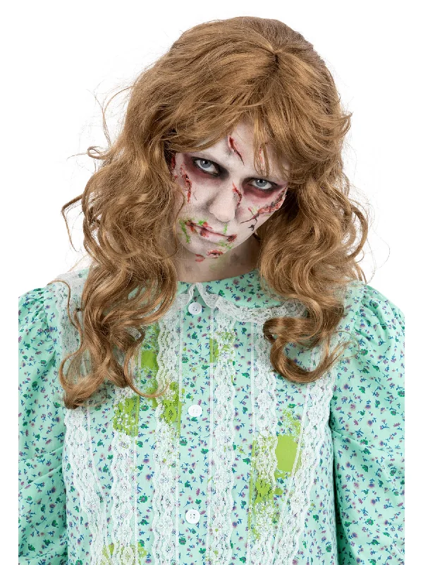 wigs for bold color transformations-The Exorcist Regan Wig