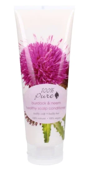 hair care products for strong and shiny hair -100% Pure Burdock & Neem Healthy Scalp Conditioner