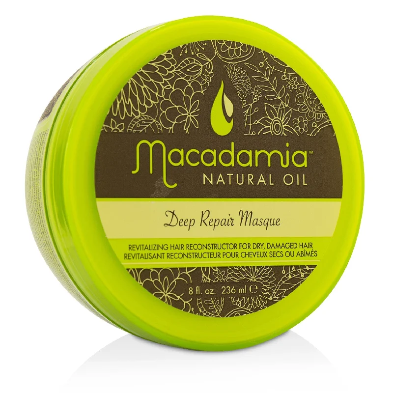 how to maintain hair shine with dry scalp -Macadamia Natural Oil Deep Repair Masque (For Dry, Damaged Hair)  100ml/3.3oz