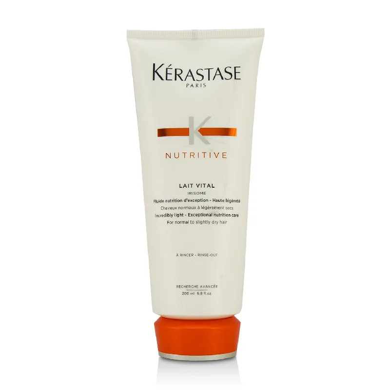 how to maintain long hair without split ends -Kerastase Nutritive Lait Vital Incredibly Light - Exceptional Nutrition Care (For Normal to Slightly Dry Hair)  200ml/6.8oz