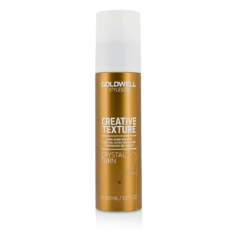 repairing hair oil for damaged strands -Goldwell Style Sign Creative Texture Crystal Turn 2 High-Shine Gel Wax  100ml/3.3oz