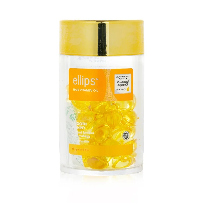 tips for reducing heat damage to hair -Ellips Hair Vitamin Oil - Smooth & Shiny  50capsules x1ml