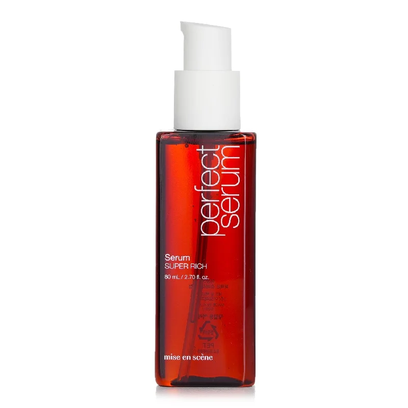 how to add texture to flat, thin hair -MISE en SCENE Perfect Serum (Super Rich)  80ml/2.7oz