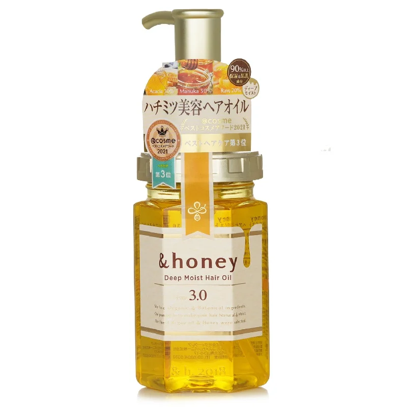 natural hair care products for healthy scalp -&honey Deep Moist Hair Oil  100ml