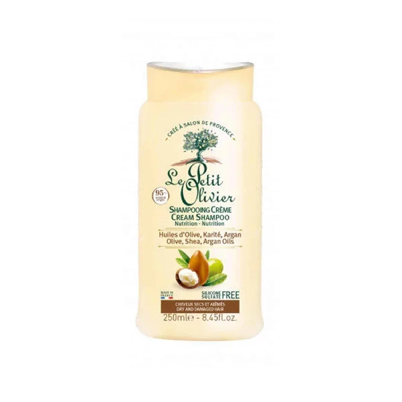 Le Petit Olivier Olive, Shea, Argan Oils Cream Shampoo - Dry & Damaged Hair 250 ml  Fixed Size