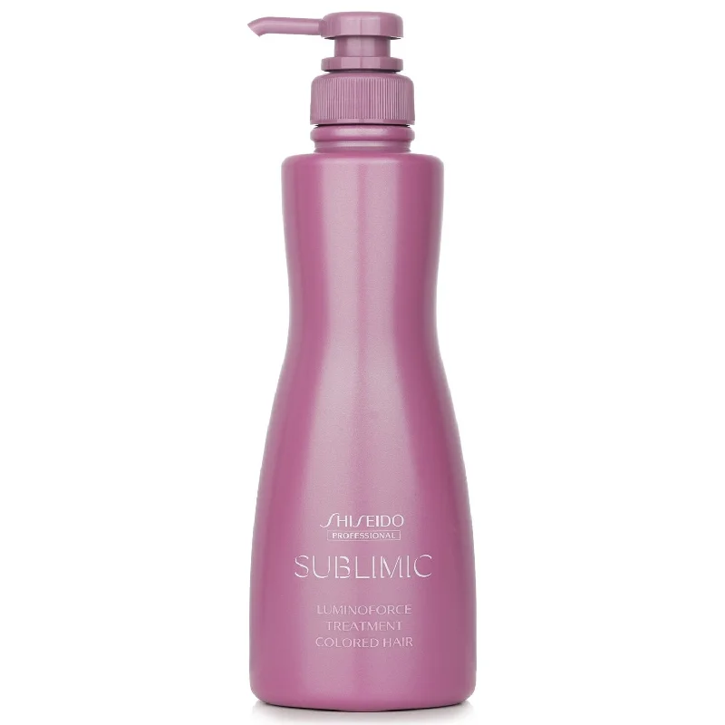 hair care products for fine, limp hair -Shiseido Sublimic Luminoforce Treatment (Colored Hair)  500g